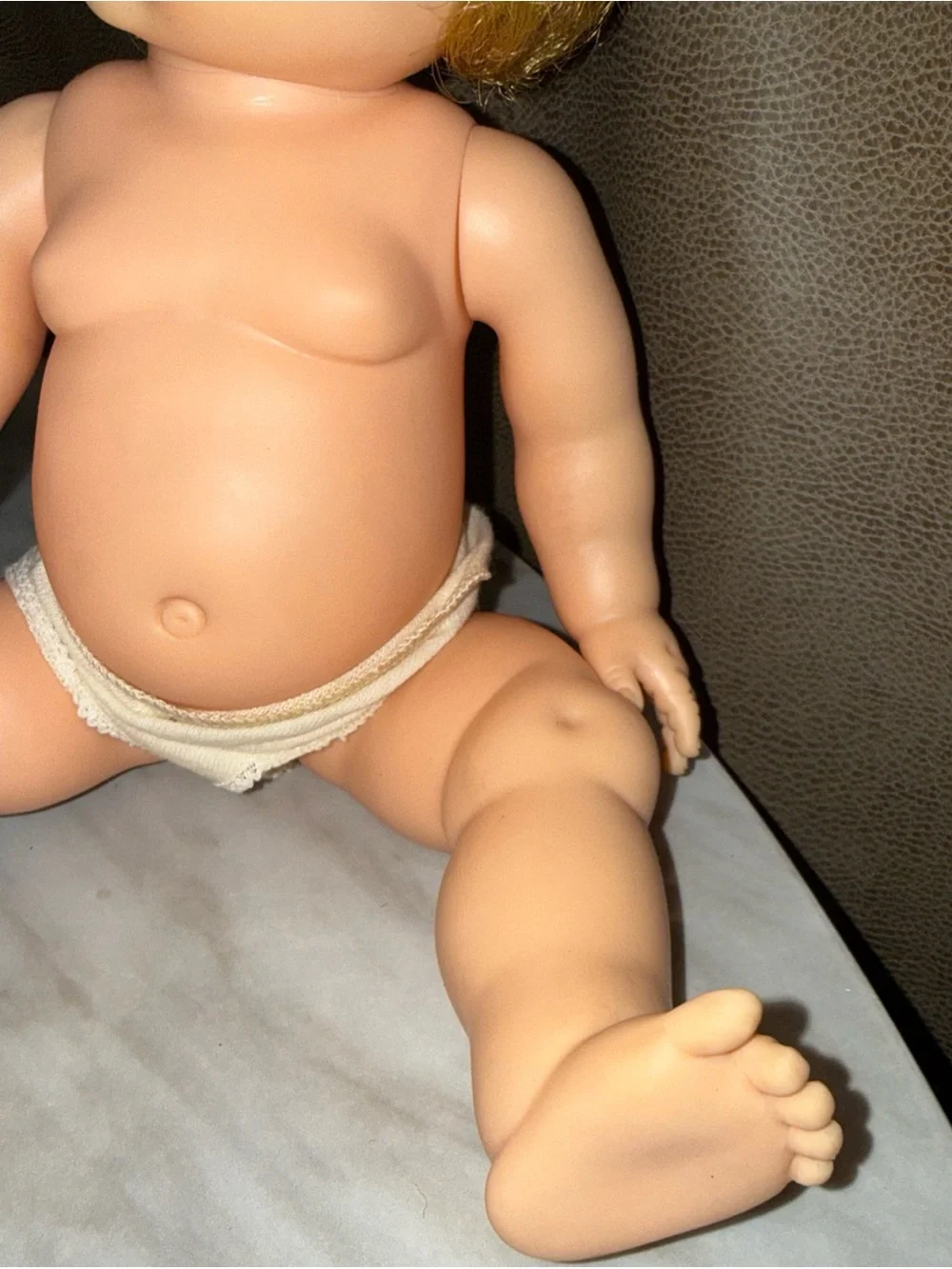 VTG Madame Alexander 11” Kathy Baby Doll Drink Wet Sleep Eyes Rooted Hair Nude